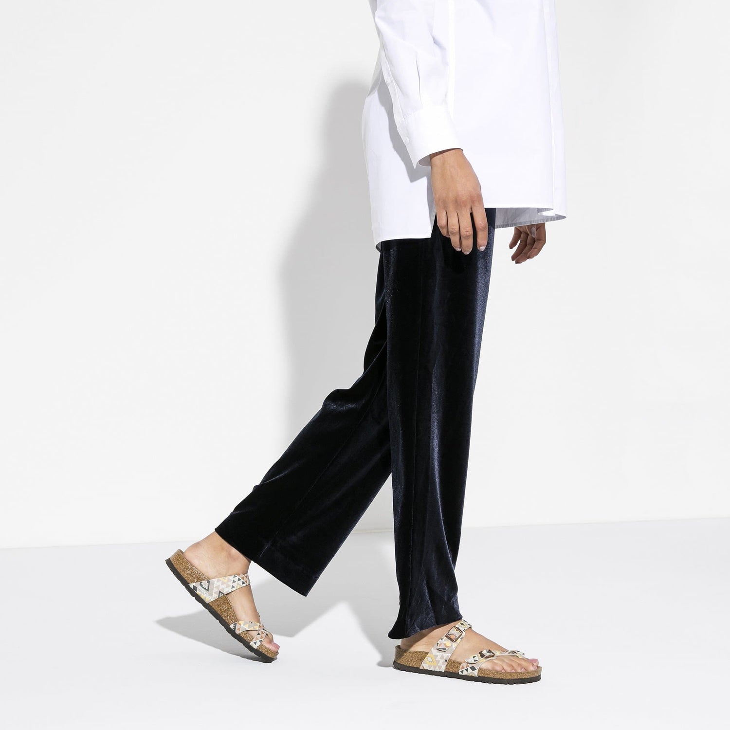 BIRKENSTOCK Mayari Vegan Birko-Flor Sandal Ethno Mocha