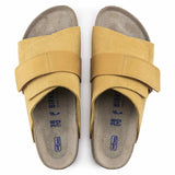Birkenstock Yellow Kyoto Soft Footbed Nubuck/Suede Leather Top Look