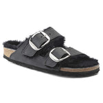 Arizona Big Buckle Shearling Oiled Leather - BIRKENSTOCK