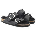 Arizona Big Buckle Shearling Oiled Leather - BIRKENSTOCK