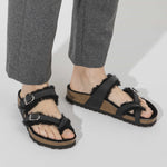 Mayari Shearling Oiled Leather - BIRKENSTOCK