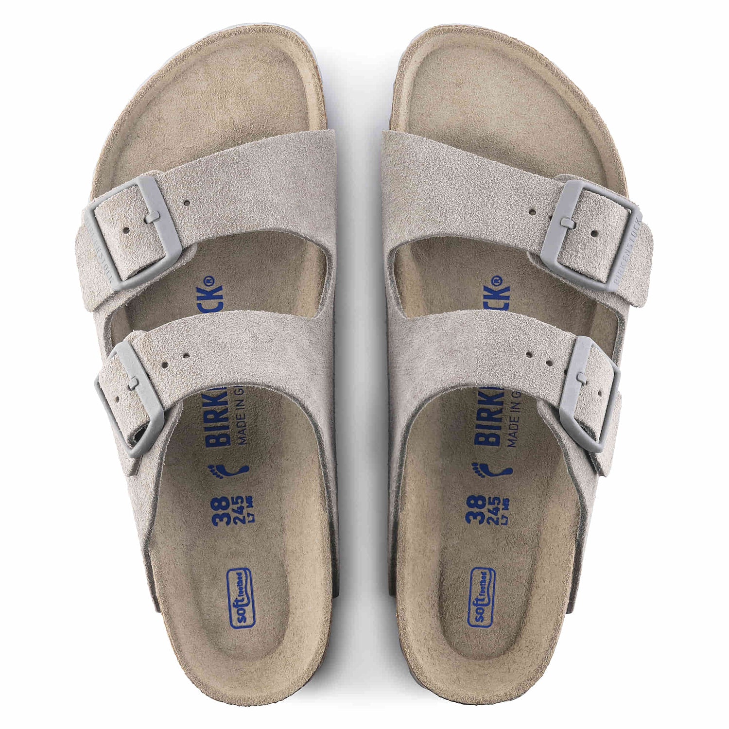 Soft Footbed Light Grey Birkenstocks Buy Gray Gray/Stone Coin