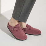 Boston Shearling Suede Leather/Shearling - BIRKENSTOCK