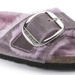 Madrid Big Buckle Shearling Oiled Leather - BIRKENSTOCK