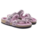 Birkenstock Mayari Shearling purple  Oiled Leather Pair