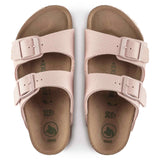 Birkenstock Arizona Kids Vegan Soft pink Textile Sandal Top Look