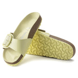 Madrid Big Buckle Natural Leather Patent