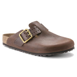Birkenstock Brown Boston Clog Upper Made From Aniline Leather