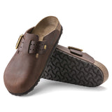 Know about Birkenstock Boston Brown Bold Gap Natural Leather