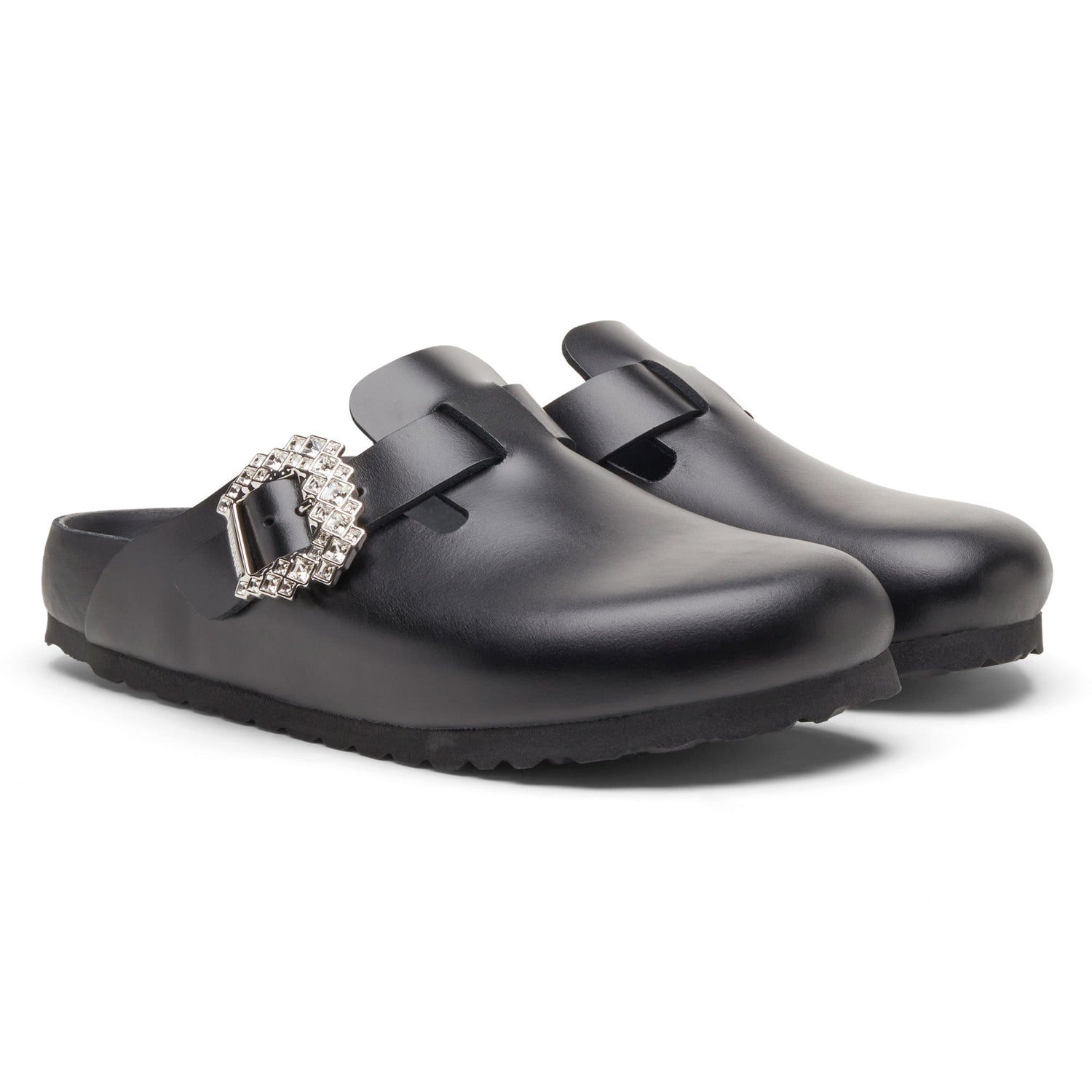 Manolo Blahnik Birkenstock Boston Lux Patent Leather Manolo