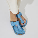 Gizeh Big Buckle Natural Leather Patent - BIRKENSTOCK