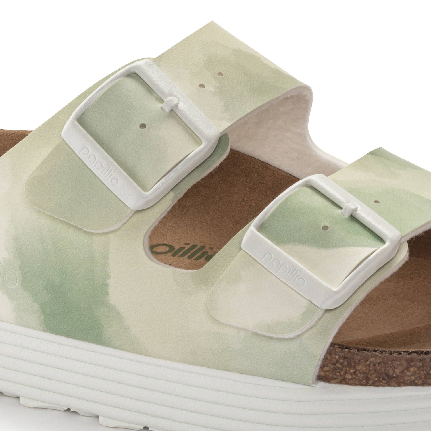 Buy Green Green/Watercolor Khaki Arizona Platform Vegan Birko-Flor