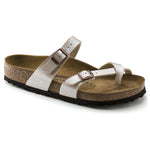 BIRKENSTOCK Mayari Birko-Flor White Sandal 