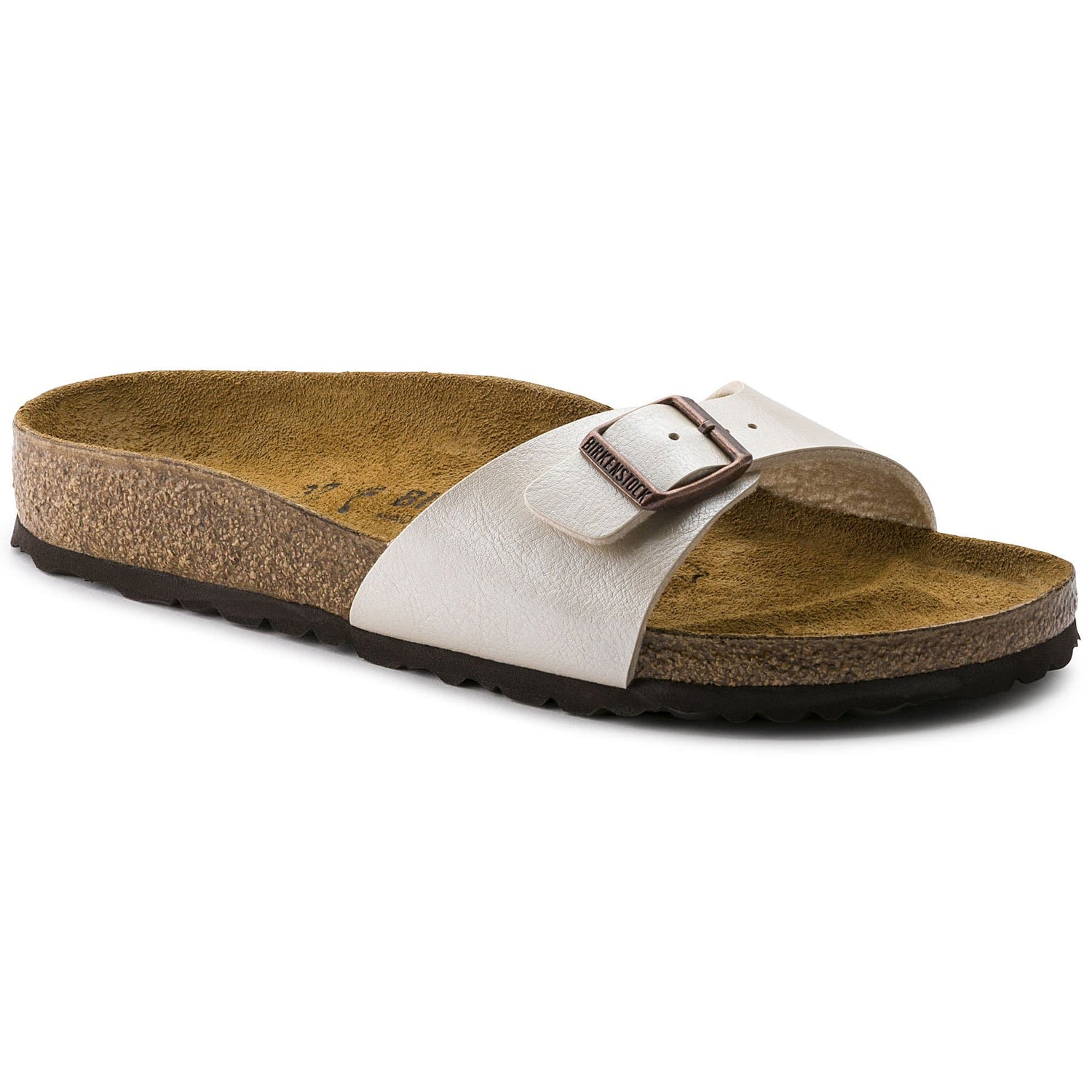 BIRKENSTOCK Madrid Birko-Flor Sandal Graceful Pearl White
