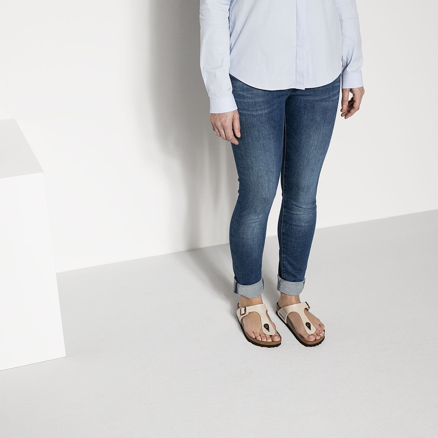 Birkenstock Gizeh Pearl White Pearl Birkenstock Sandals Buy White